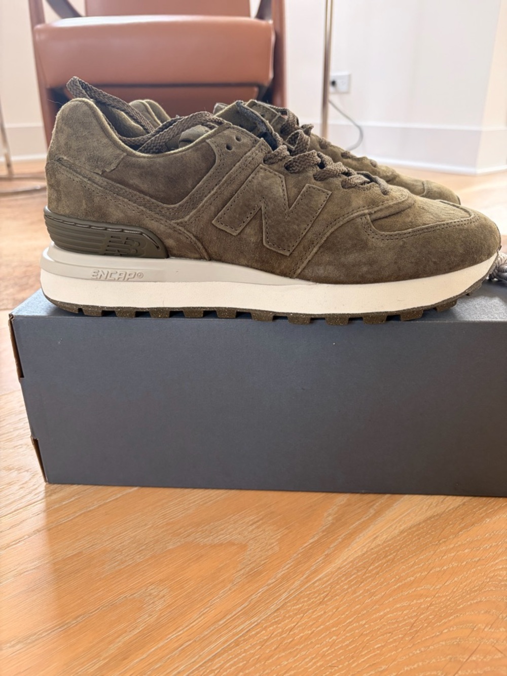 New Balance 574 Legacy Sneakers in Brown Beige